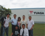 日本YUASA（汤浅株式会社）企业宣传♀片拍摄现场